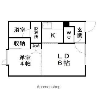 ガーデンヒルズハイツⅠ【2階】の間取り
