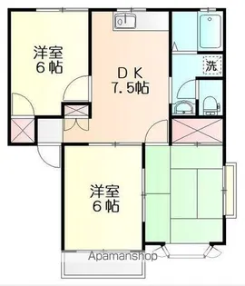 エクセレントハイム【202号室】の間取り