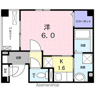 サンリット・レジデンス【203号室】の間取り