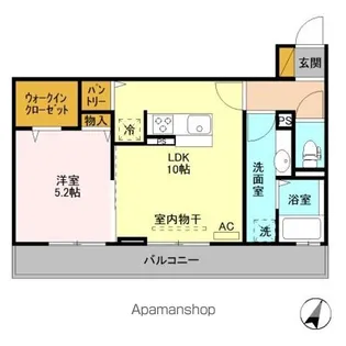 フォルテア A【3階】の間取り
