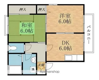 アポロ2【2階】の間取り