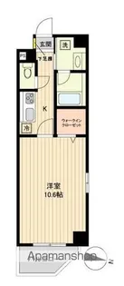 ベルメゾン若林【5階】の間取り