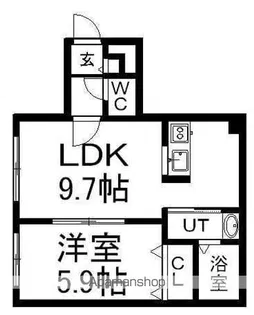 グランメール本郷通南【4階】の間取り