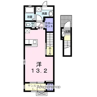 オレガノ A【2階】の間取り