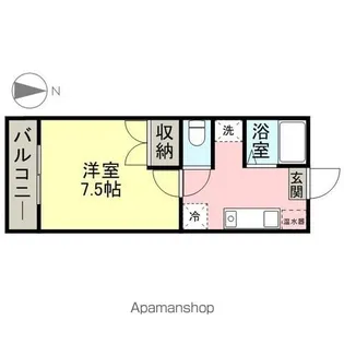 ベロウ直江津【301号室】の間取り