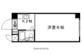 NRハイツ【306号室】の間取り