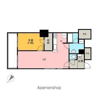 THE TOKYO TOWERS MIDTOWER【21階】の間取り