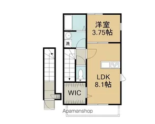 CASAPACIFICAHAISHI【2階】の間取り