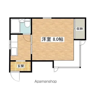メイフラワーハイツ【2階】の間取り