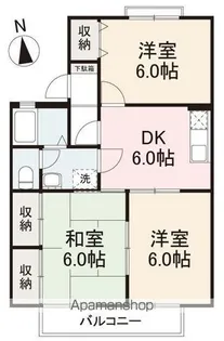 ハイツM&M【1階】の間取り