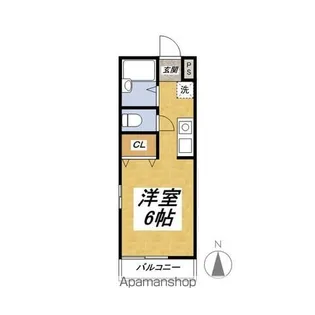 東京都練馬区桜台6丁目【アパート】の間取り