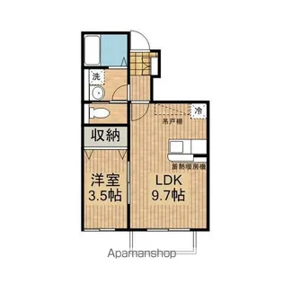 パルティール【103号室】の間取り