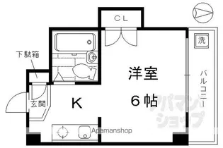 グラシィオ中久世【203号室】の間取り