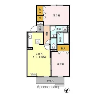 パストラル【1階】の間取り
