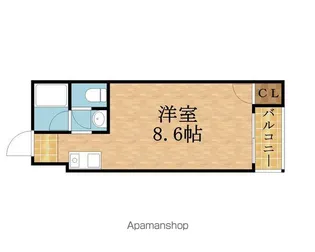 レーヴ千林【203号室】の間取り