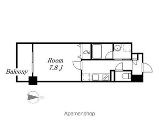 リヴシティ浅間町【1203号室】の間取り