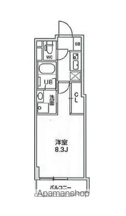 四谷坂町レジデンス【3階】の間取り