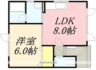 FREE MAISON DEUX【102号室】の間取り