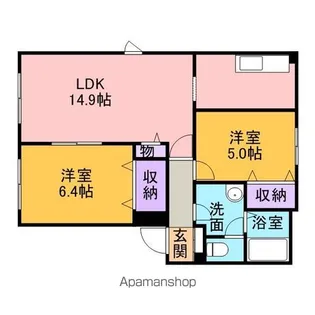 アルファコート流山【3階】の間取り