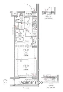クレイシアIDZ中野鷺宮【408号室】の間取り