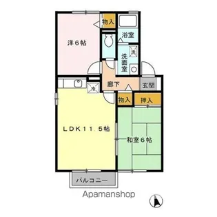 ミキハウス B棟【2階】の間取り