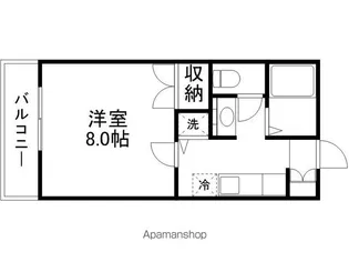 池田マンションB【2階】の間取り