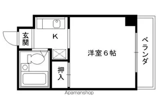 ハイツ岡本【302号室】の間取り