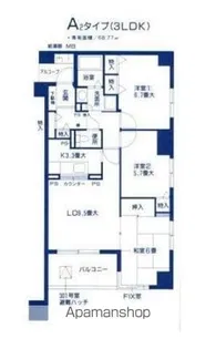 アークヒルズ山太【2階】の間取り