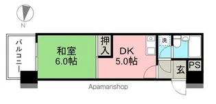 ダイアパレス升形【2階】の間取り
