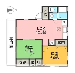 セジュール竹内 A棟【1階】の間取り