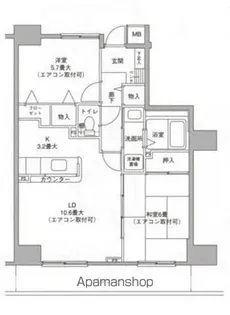 エテルニテ(S)【1階】の間取り