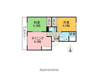 ピースフルゆうⅡ 北棟【2階】の間取り