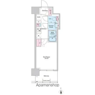 大阪府大阪市北区大淀中2丁目【マンション】の間取り