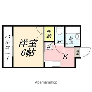 リバーサイド幸和【1階】の間取り
