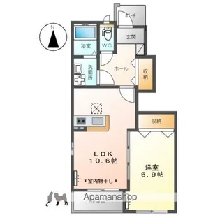 リーフ【1階】の間取り