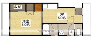 山口ビル【302号室】の間取り