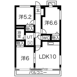 プロクシー貴船【3階】の間取り