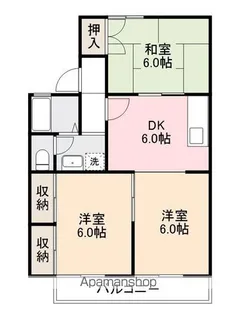 レジデンスオリーブ【1階】の間取り