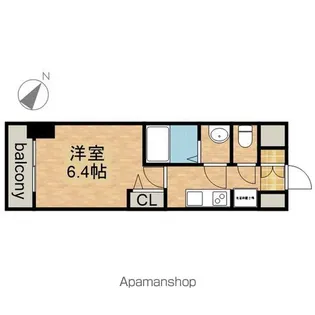 アステリ鶴舞テーセラ【14階】の間取り