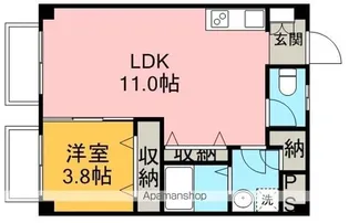 越山マンション【3階】の間取り