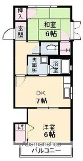 ミレニアムハイム2号館【2階】の間取り