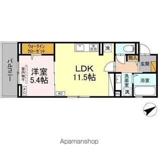 Dーセアリス【2階】の間取り