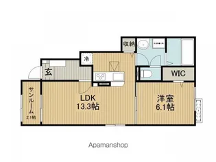 FORTUNA【1階】の間取り