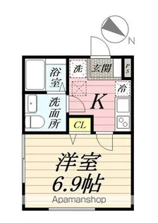 カトリエム湘南藤沢【1階】の間取り