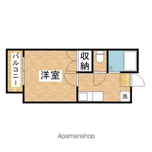 プラージュⅡ【303号室】の間取り