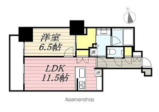 ザ・パークハビオ上野【4階】の間取り