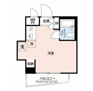 フリーデン中野【3階】の間取り