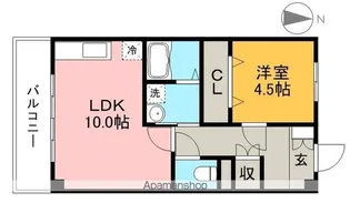 サンハイツ88【4階】の間取り