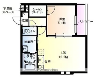 フジパレス湊Ⅲ番館【301号室】の間取り