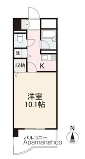 エンスエニョ21ビル(3F以上)【4階】の間取り